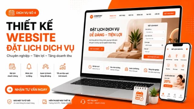 Thiết kế Website Đặt Lịch Dịch Vụ