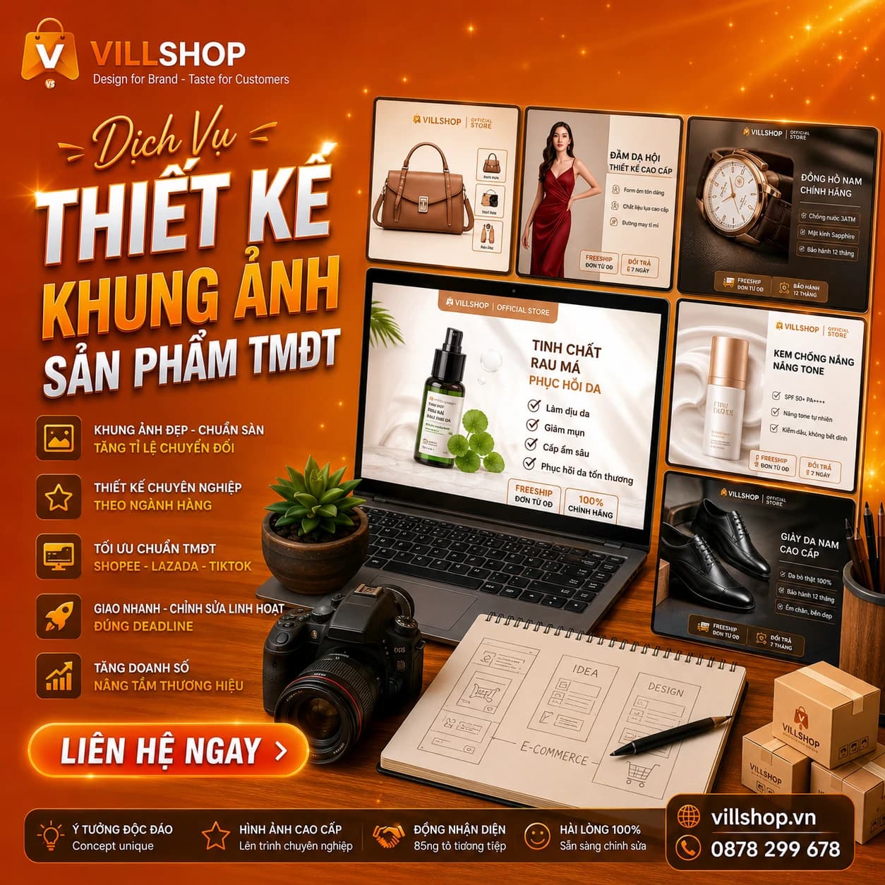 Thiết Kế Khung Ảnh Sản Phẩm TMĐT