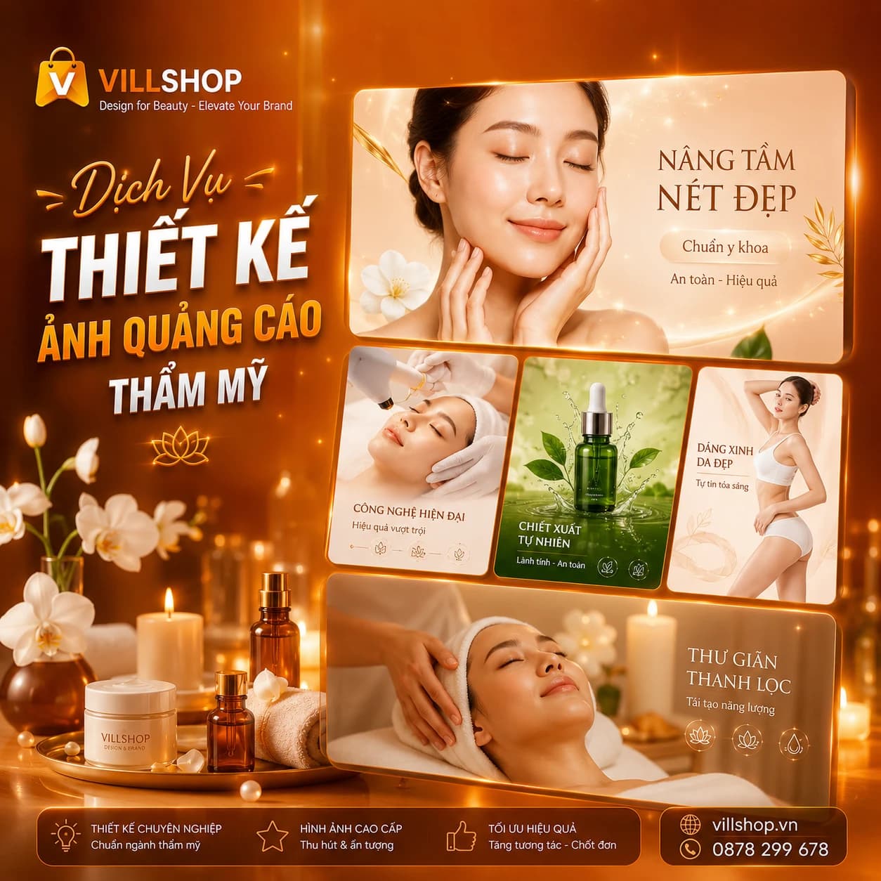 Thiết Kế Ảnh Quảng Cáo Thẩm Mỹ (Beauty/Spa)
